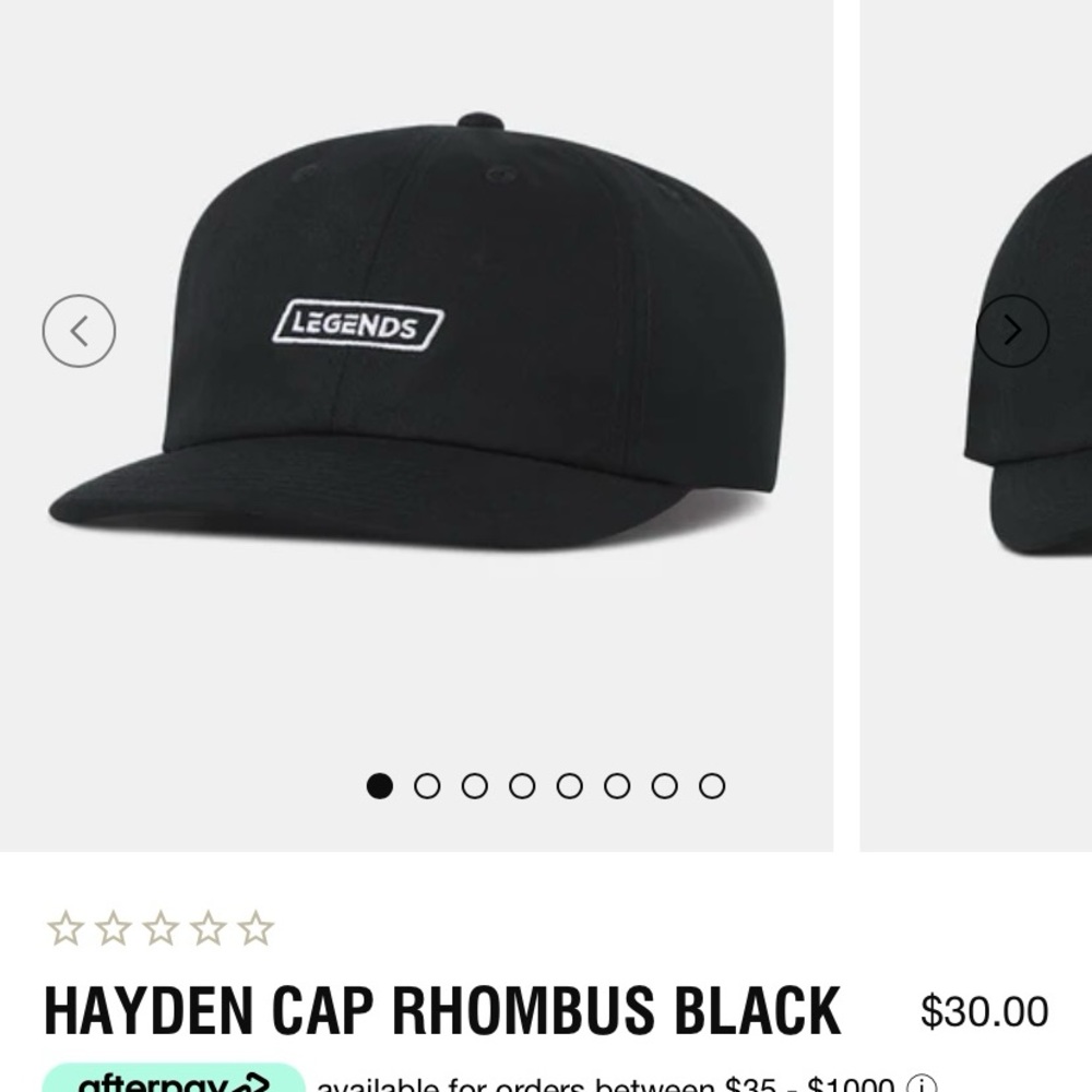 Legends Hayden Cap Rhombus Black